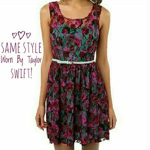 Urban Outfitters Dress Lace Floral Pins & Needles